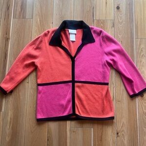 Designers Originals Orange Knit with Black Accents